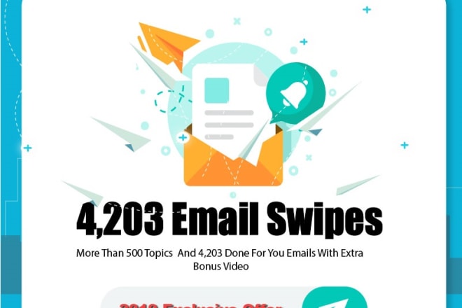 I will write 4,203 killer copy and paste email swipes for you