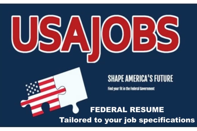 I will write a professional federal usajobs resume and cover letter