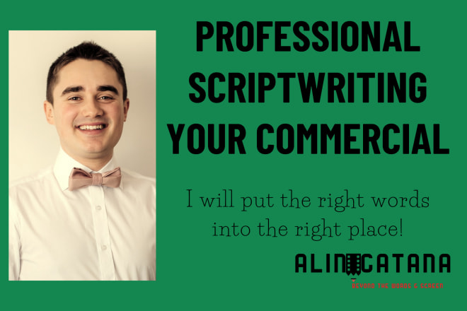 I will write a professional script for your video