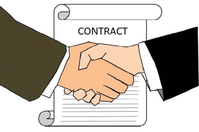 I will write all contracts or agreements