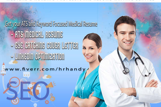 I will write an outstanding resume for nursing and medical specialist
