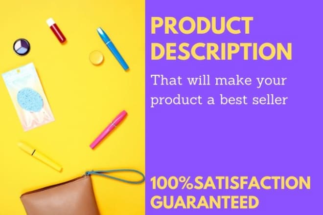 I will write catchy product descriptions for your website