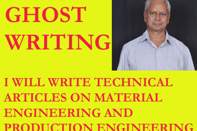 I will write quality technical articles on mechanical engineering