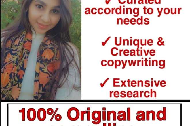 I will write sensational content with best copywriting techniques