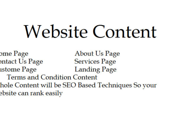 I will write SEO website content and web content for you