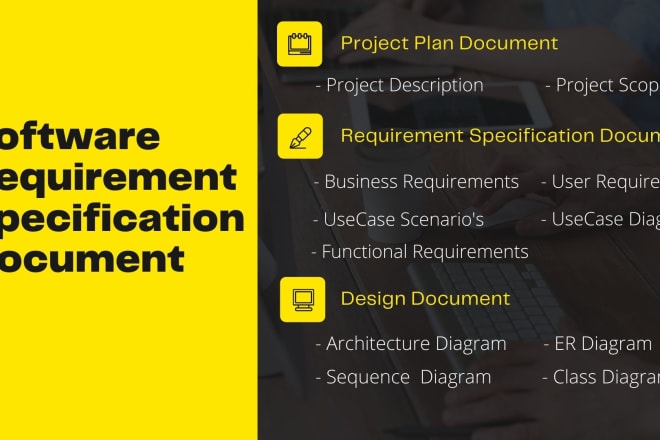 I will write software requirement specification srs documentation
