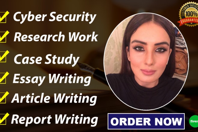 I will write technical research writing on cyber security