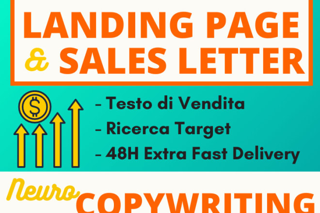 I will write your sales letter, email and landing page email