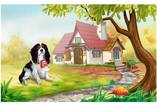 Our studio will do great quality children book illustration