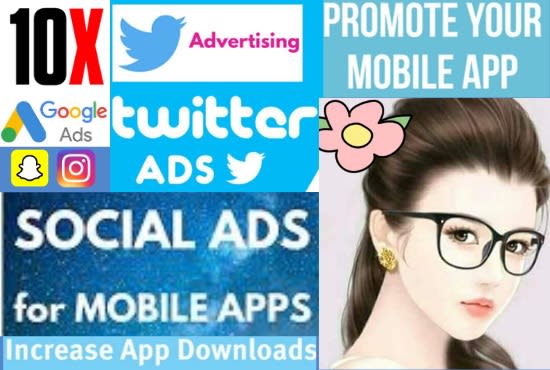 I will 10x mobile app install promotion by twitter campaigns, growth marketing game ads
