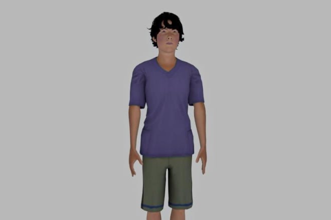 I will 3d character modeling and animation