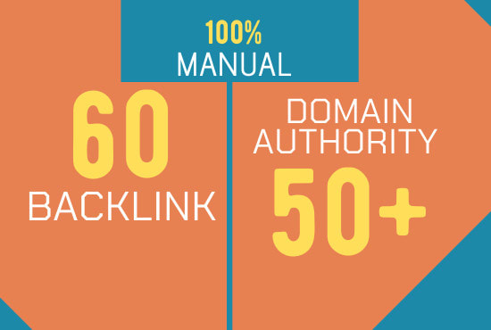 I will 60 backlinks on high authority sites to rank on first page