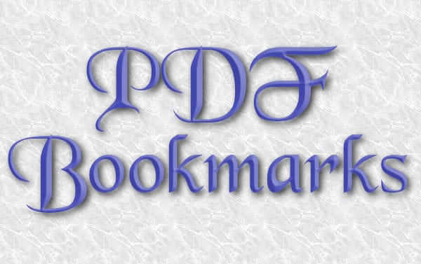 I will add bookmarks to your PDF document for easy navigation