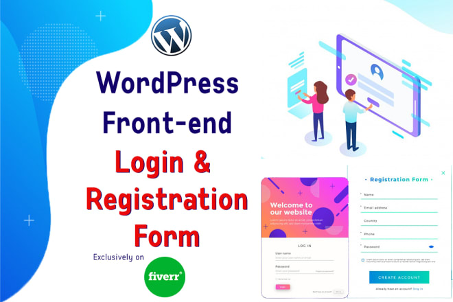 I will add wordpress front end login, registration and page restriction