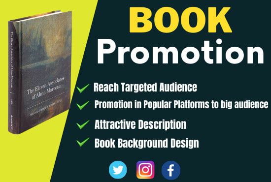 I will advertise your book promotion and ebook marketing to active book lovers