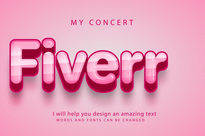 I will amazing text effect, to use as cover on pages or headers