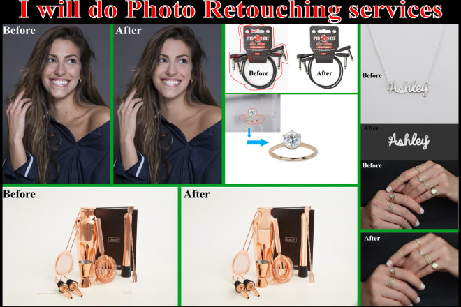 I will amazon, product, model, enhance, cloths, jewelry photo retouching services