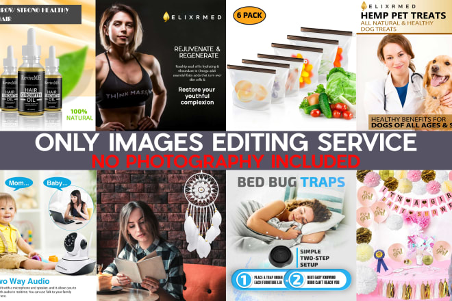 I will amazon product photography listing images editing