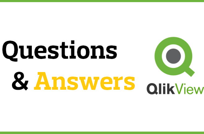I will answer every question about QlikView