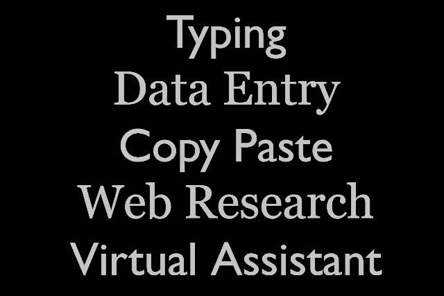 I will assist in data entry data mining and web research