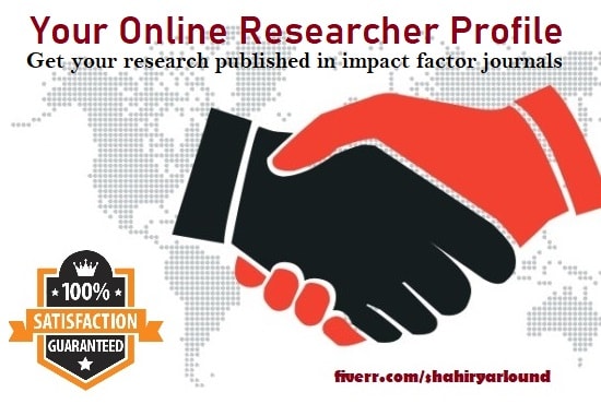 I will assist in publishing your research and create your profile
