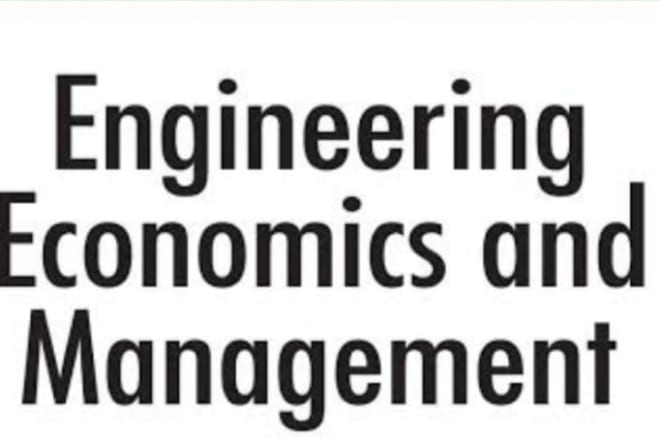I will assist you in problems related to engineering economics