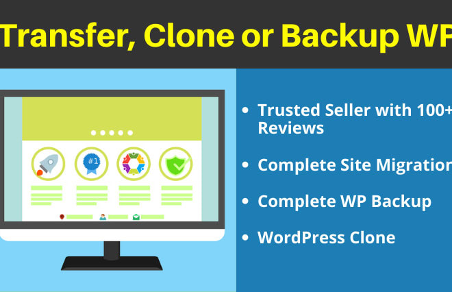 I will backup migrate transfer clone or restore wordpress website