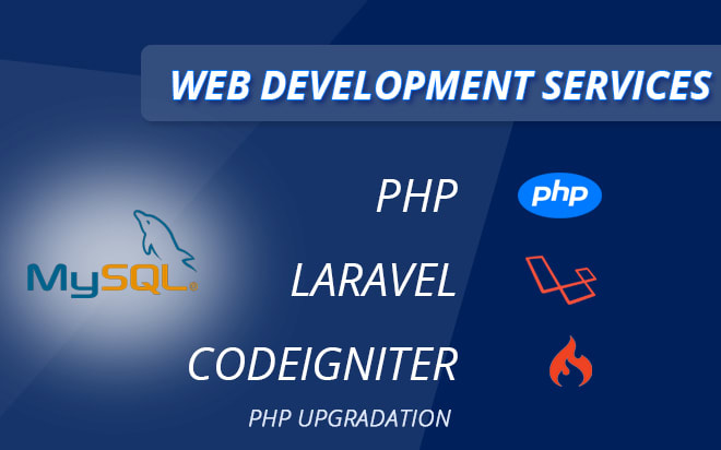 I will be web app developer in PHP laravel codeigniter