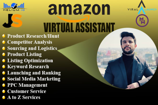 I will be your expert amazon virtual assistant expert fba amazon listing ppc VA