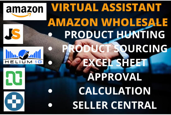 I will be your expert amazon wholesale virtual assistant