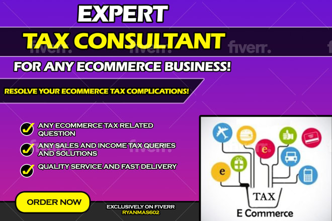 I will be your expert ecommerce, amazon, online business sales tax consultant
