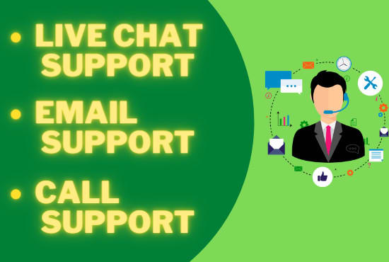 I will be your live chat support and email support agent