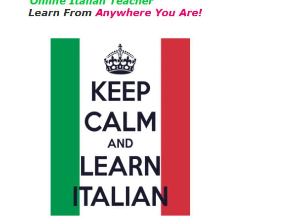 I will be your personalized italian teacher online
