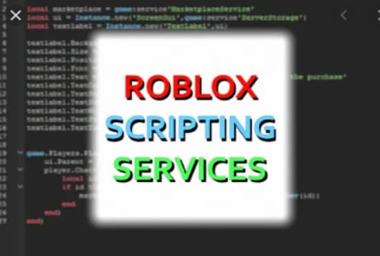 I will be your pro roblox scripter