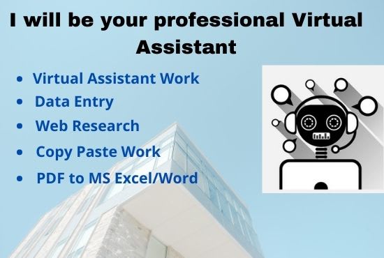 I will be your professional administrative virtual assistant