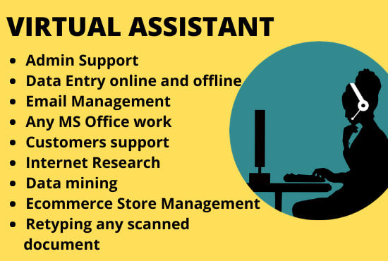 I will be your professional creative virtual assistant
