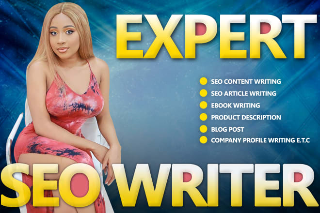 I will be your SEO website content writer and copywriter