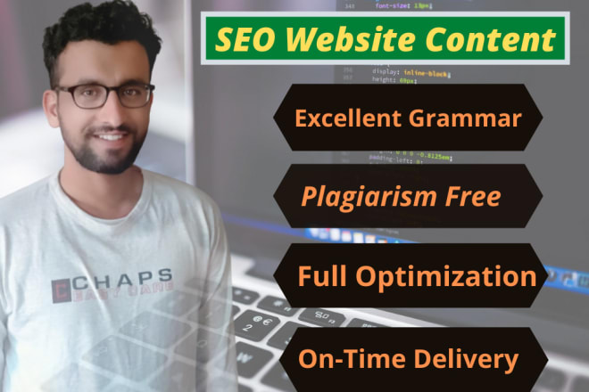 I will be your SEO website content writer and copywriter
