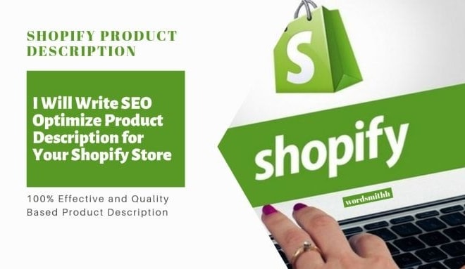 I will be your shopify expert VA and product description writer, shopify VA,shopify seo