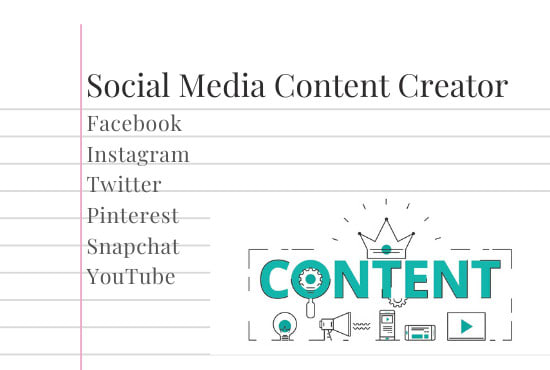 I will be your social media content creator