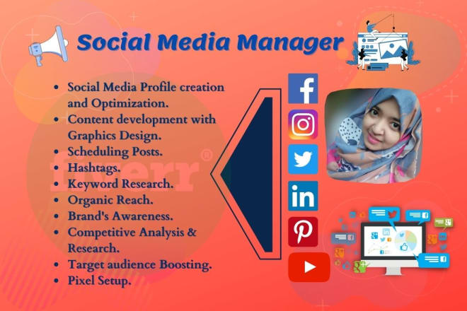 I will be your social media manager specialist