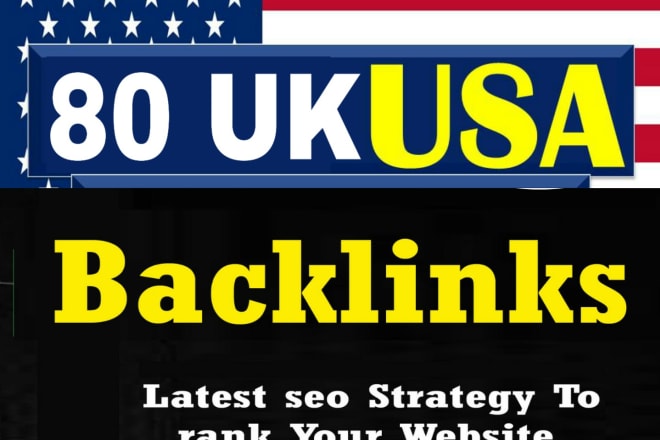 I will boost web ranking 80 usa pr9 seo safe manually backlinks