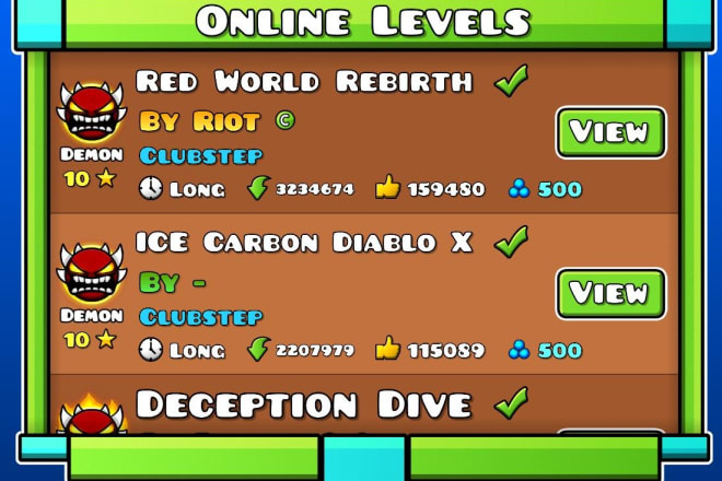 I will boost your geometry dash account by a lot