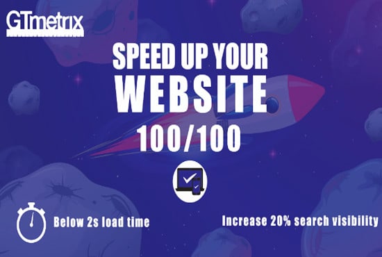 I will boost your website speed