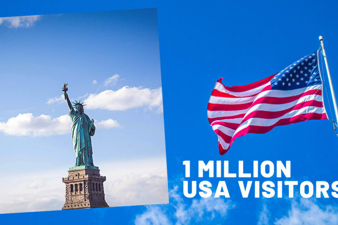 I will bring 1 million real USA visitors, targeted web traffic