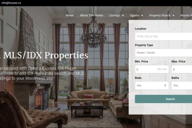 I will build a real estate website in wordpress with idx mls