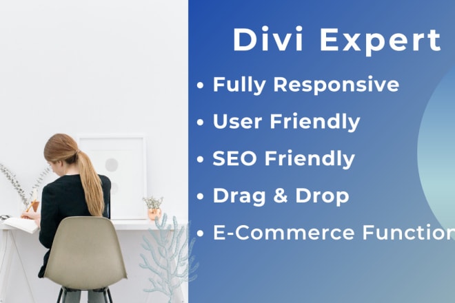 I will build a responsive landing page using the divi theme