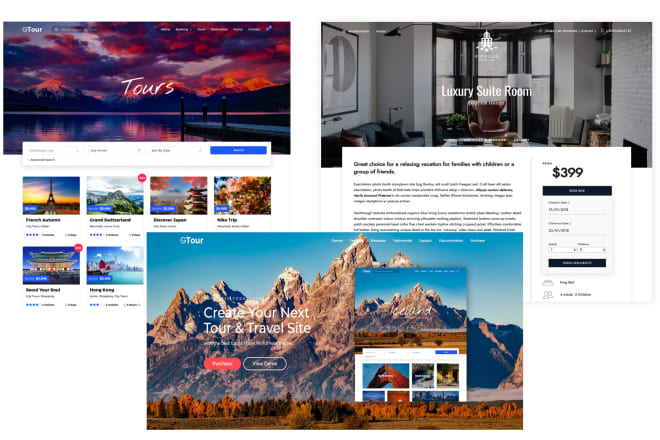 I will build a travel booking website