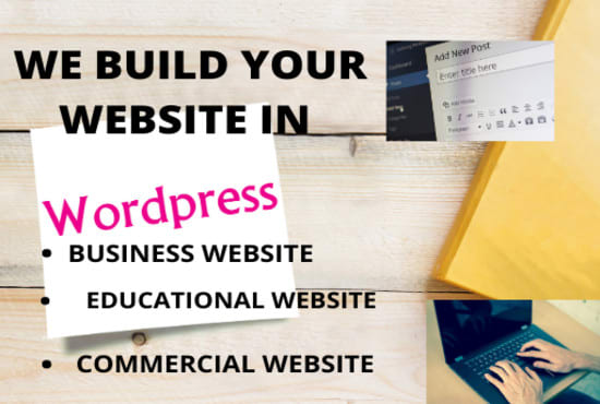I will build a wordpress website for your business