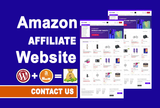 I will build amazon affiliate website